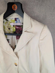 Red Valentino Jacket Womens L Large Cream Blazer