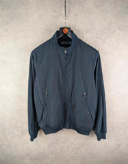 Ralph Lauren Polo Jacket Mens M Medium Navy Bomber Shimmer