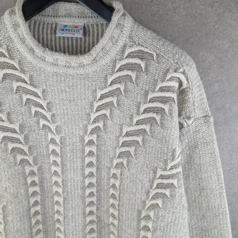 Monello Jumper Mens Large L Vintage Knitted Italian
