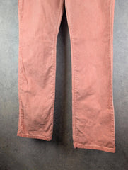 Cipo & Baxx Trousers Mens W38 L34 Coral Denim Straight Jeans