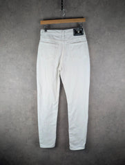 Versace Jeans Womens W30 L31 White Denim Skinny Vintage 90s