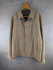 Strellson Jacket Mens XL Extra Large Brown Wool