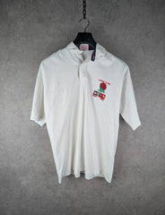 Cotton Traders Vintage Rugby Union Polo Shirt Mens L Large Embroidered 1991-1992