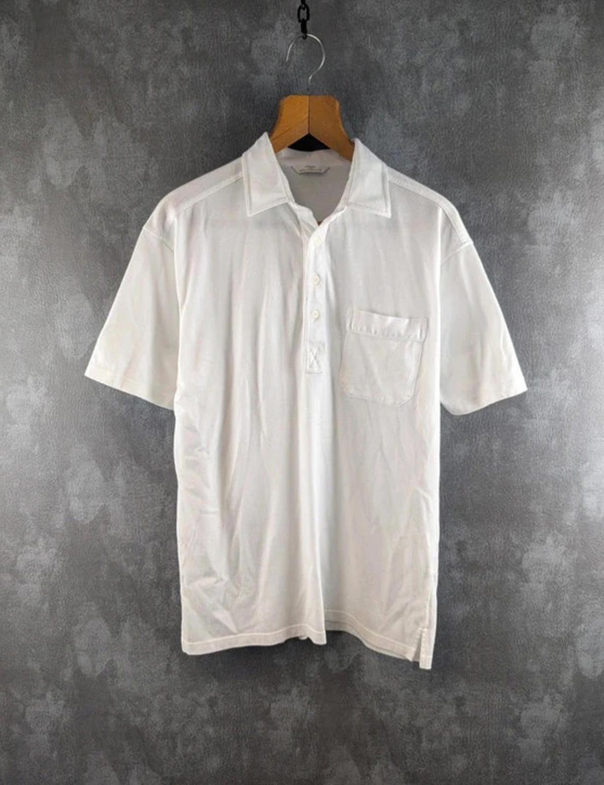 St Michael Shirt Mens Medium M White Vintage 90s