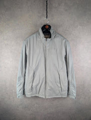 Timberland Jacket Mens Large L Grey Fleece Lined Waterproof