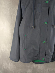 Saint James Coat Womens Large L Navy Hood