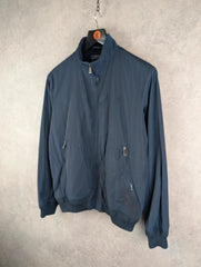 Ralph Lauren Polo Jacket Mens Medium M Navy Bomber Shimmer