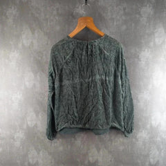 Jigsaw Tope Womens Medium M Green Long Sleeve
