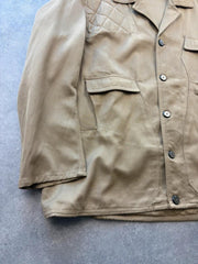 Vintage 1990s Hunting Jacket Men’s Medium Brown Field Shooting Utility