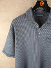 Old Ireland Polo Shirt Mens Extra Large XL Blue Vintage 90s