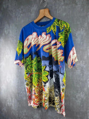 Body Glove T-Shirt Mens Large L Blue Vintage 90s