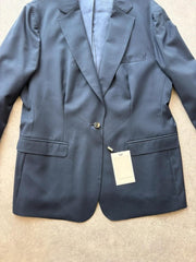 SuitSupply Blazer Jacket Women’s 16 Navy Wool Blend Smart Office Corporate