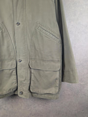 St Michael Shooting Jacket Mens XL Extra Large Khaki Vintage 90s