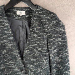 Noa Noa Jumper Womens Small S Grey Knitted Cardigan