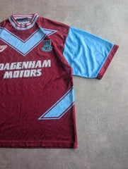 West Ham United Football Shirt Men’s Large Vintage 1993/1995 Home Pony
