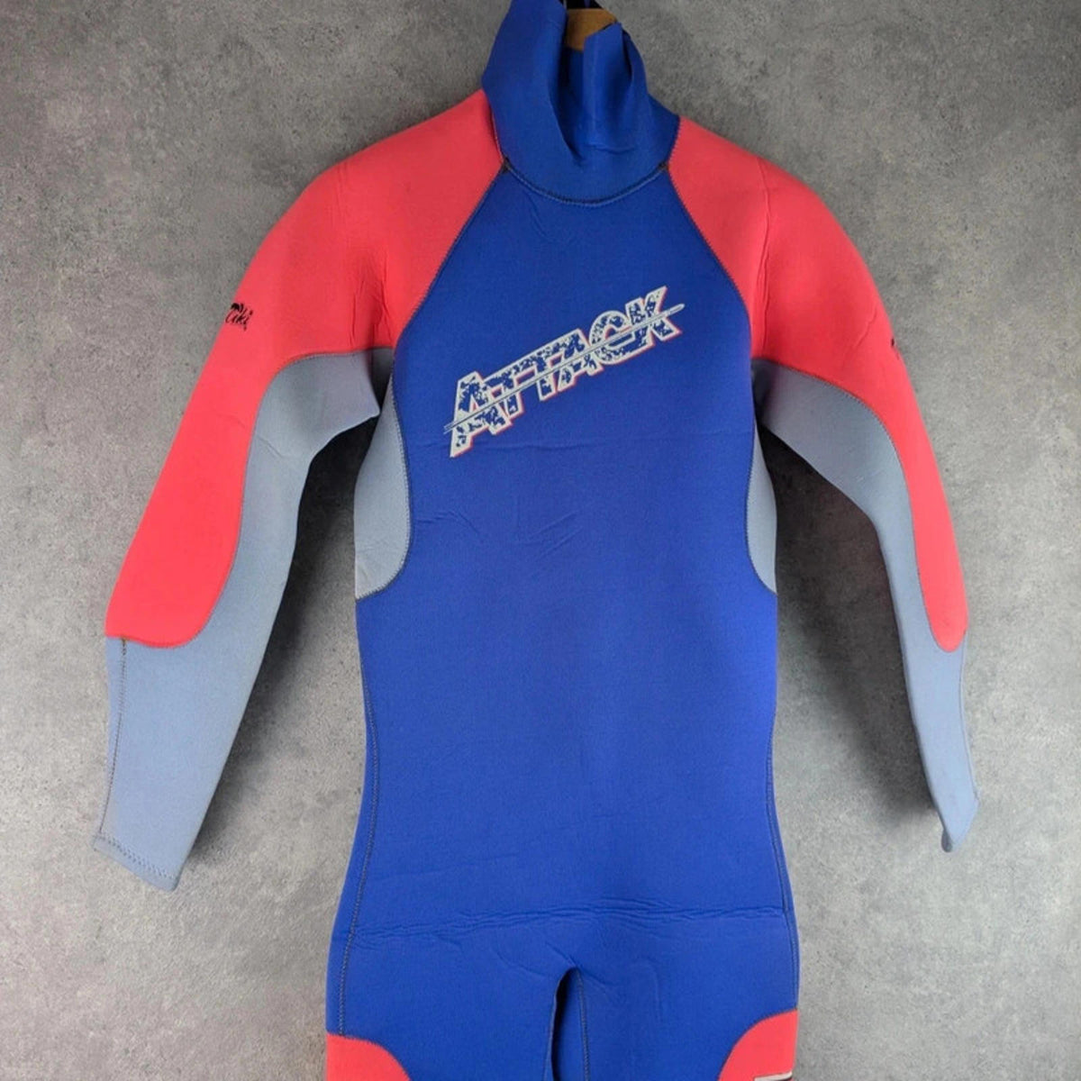 Tiki Attack Vintage Wetsuit Men's Medium M Surfing