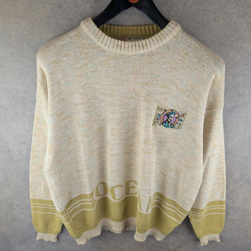 San Marco Jumper Mens Large L Vinted Knitted Pullover Italian Marina