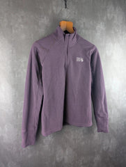 Mountain Hardwear Jumper Womens Small S Lilac Quarter Zip Fleece Pullover