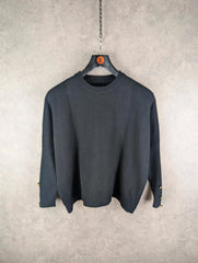 Barbour Jumper Womens XXL 2XL Black Knitted Pullover