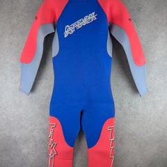 Tiki Attack Vintage Wetsuit Men's Medium M Surfing