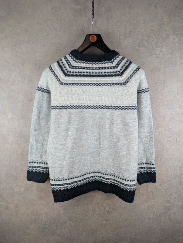 Esmara Knitted Jumper Womens XL Extra Large Grey Blue Pullover Knitted