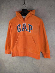 Gap Fleece Jumper Womens Large L Orange Vintage Fleece Pullover