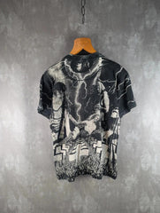 Vintage Metallica 1987 European Tour Single Stitch Short Sleeve T Shirt Large