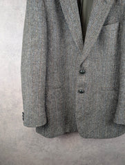 St Michael Jacket Mens Large L Grey Wool Vintage
