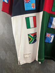 Cotton Traders Polo Shirt Mens Large L Rugby Short Sleeve