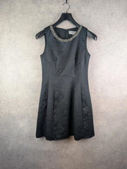 Coast Dress Womens L Large Formal Black Silk
