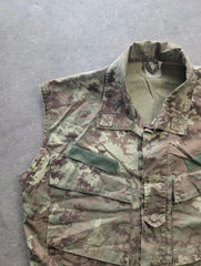 Italian Military Gilet Men's XL Camouflage Utility Vest Field Tactical Vintage