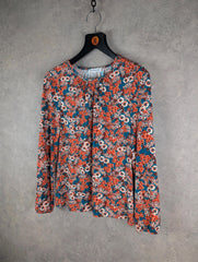 Kettlewell Top Womens Small S Floral Long Sleeve