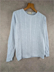 Tulchan Jumper Womens Small S Blue Knitted Pullover