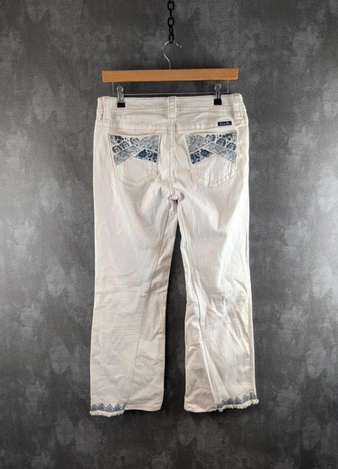 Miss Me Jeans Womens W29 L29 White Denim Y2K