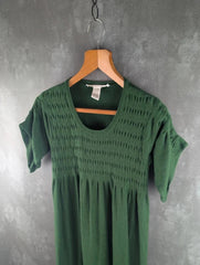 Diane Van Fürstenburg Dress Womens Small S Green Wool Long