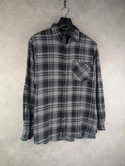 Great Stone Shirt Mens 2XL XXL Regular Checked Flannel Vintage Cotton
