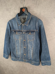 Federation Jacket Women L Large Blue Denim Y2K