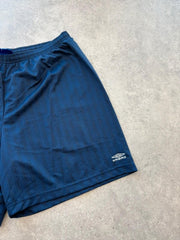Vintage 1990s Umbro Shorts Men’s 3XL Blue Sports Gym Football Activewear