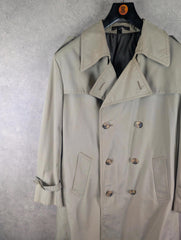 Dun & Co Trench Coat Mens Medium M Beige Vintage 90£