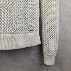 Hollister Jumper Womens M Medium Cream Knitted Pullover