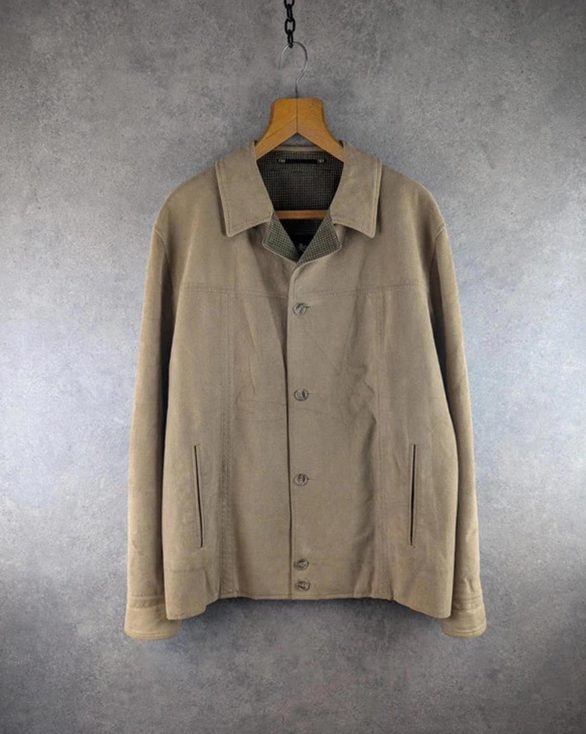 Strellson Jacket Mens XL Extra Large Brown Wool