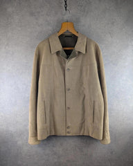 Strellson Jacket Mens XL Extra Large Brown Wool