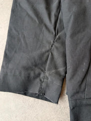 Peak Performance Jacket Mens Large Insulated Canvas Utility Workwear Coat Black