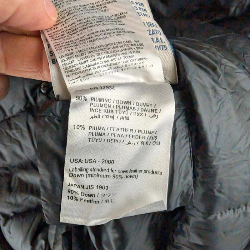 Moncler Jacket Womens XL Extra Large 5 Black Gilet Down Body Warmer