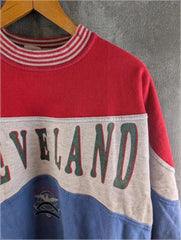 Cleveland Warriors Jumper Womens Small S Vintage 80s Pullover
