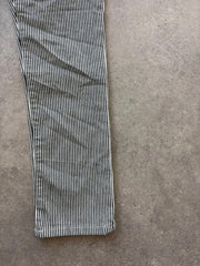 Ralph Lauren Jeans Petite Size 6 W28 Y2K Straight Leg Stripe Denim