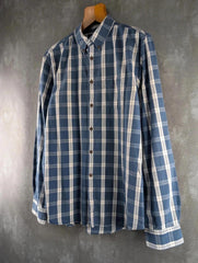Musto Shirt Mens Medium M Checked Long Sleeve