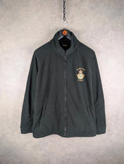 Regatta Fleece Mens XXL 2XL Black Military Veteran Full Zip
