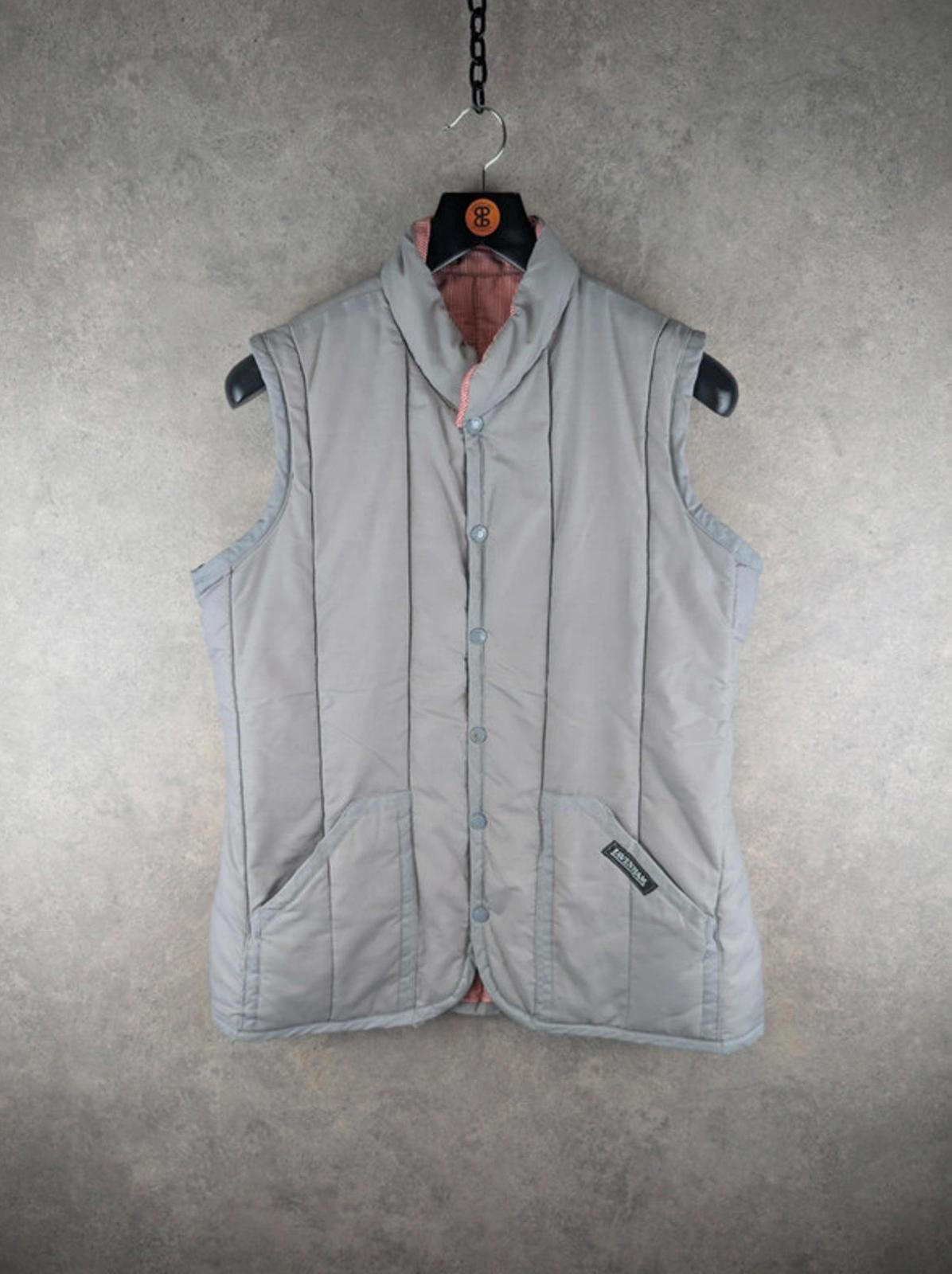 Lavenham Jacket Womens M Medium Grey Padded Gilet Vintage