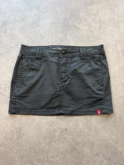 Esprit Mini Skirt Size 10 Black Y2K Festival Casual Stretch
